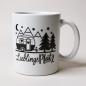 Preview: Keramiktasse Lieblingsplatz Camping Kaffeebecher Teetasse Kaffeetasse - Artikel Nr. 1100086